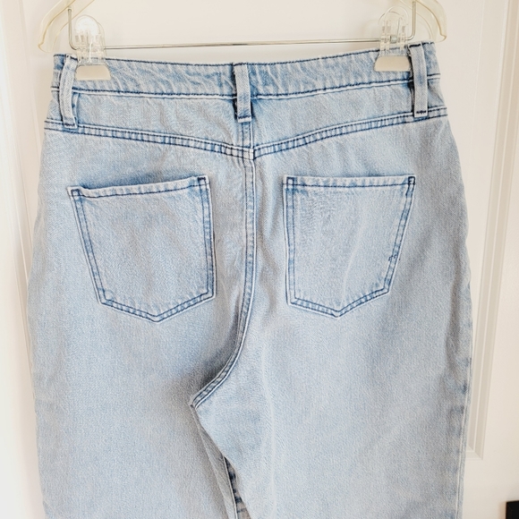 Gianni Bini High-waist Boyfriend Tapered Ankle-length Lightwash Jeans Sz 28 - Picture 6 of 9